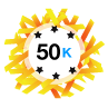 50K Karma - Has at least 50,000 karma points.